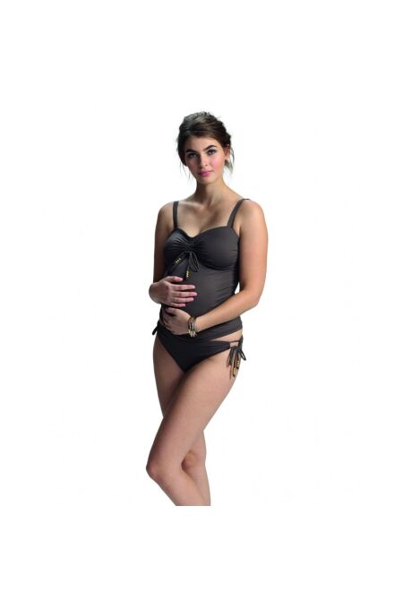 Petit Amour - Tankinitop mit Slip - Maxicup - für Cup D/E - nougat-gold