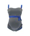 Petit Amour - Tankinitop mit Slip - für Cup F und G -  grau/blau