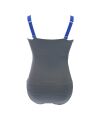 Petit Amour - Tankinitop mit Slip - für Cup F und G -  grau/blau