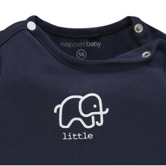 Noppies Baby- Langarm-Shirt -Amanda elephant -navy