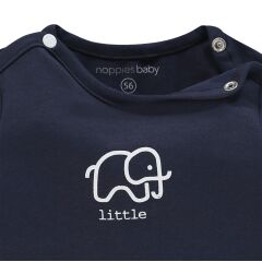 Noppies Baby- Langarm-Shirt -Amanda elephant -navy 50