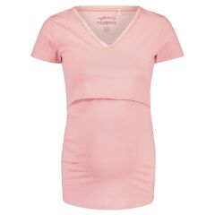 Noppies -Nightwear -Still-T-Shirt - Floor solid - silver pink XXL