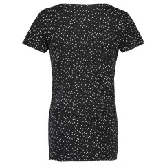 Noppies - Basic T-Shirt gepunktet - Rome - black AOP