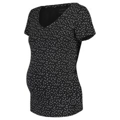 Noppies - Basic T-Shirt gepunktet - Rome - black AOP XL
