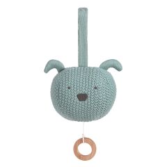 Lässig - Spieluhr - Knitted Musical Little Chums Dog - grün