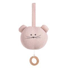 L&auml;ssig - Spieluhr -Knitted Musical Little Chums Mouse - rosa