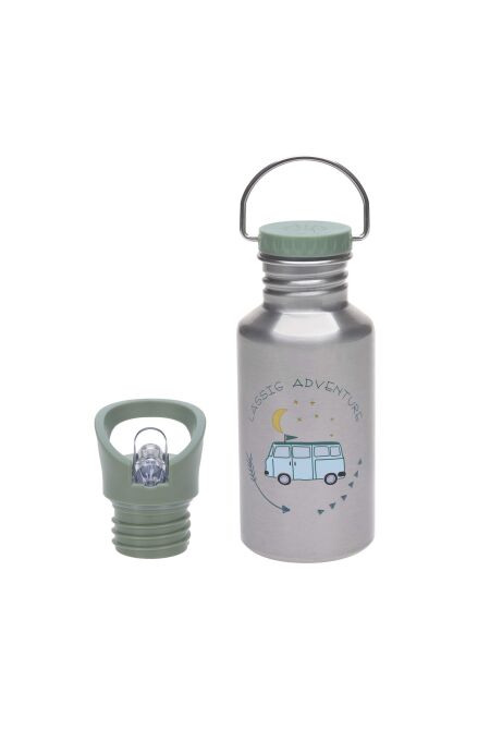 Lässig- Kinder Trinkflasche Edelstahl - Bottle, Adventure Bus  