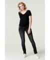Supermom Jeans für Schwangere - OTB skinny washed black 27