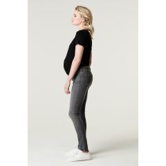 Supermom Jeans f&uuml;r Schwangere -  OTB skinny Aged grey