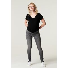 Supermom Jeans für Schwangere -  OTB skinny Aged grey 27