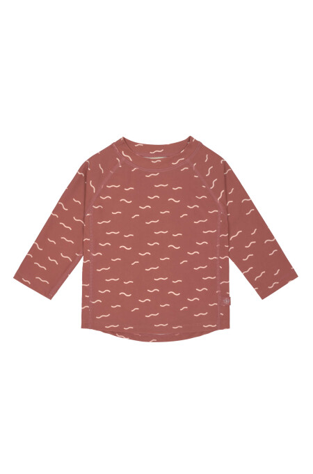 L&auml;ssig - UV Shirt Kinder - Langarm Rashguard - Waves Rosewood