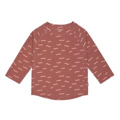 Lässig - UV Shirt Kinder - Langarm Rashguard - Waves Rosewood 62/68