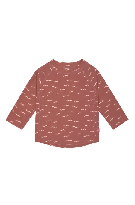 Lässig - UV Shirt Kinder - Langarm Rashguard - Waves Rosewood 98