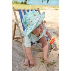 L&auml;ssig - Sonnenhut Kinder - UV Schutz Bucket Hat - caravan mint