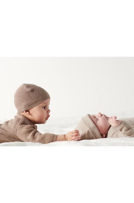 Noppies Baby - Mütze Rosita - taupe melange