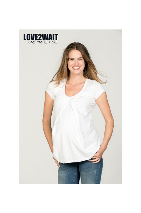 Love2Wait - Still-Shirt - wei&szlig;
