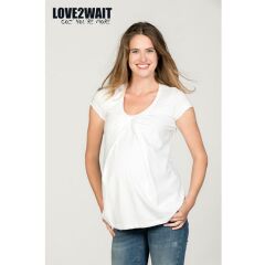 Love2Wait - Still-Shirt - wei&szlig;