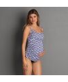 Anita - Schwangerschafts-Tankini für Cup-Größe E - bleu  royal
