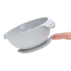 Lässig - Silikon Schale - Bowl, Grey