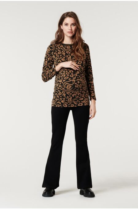 Supermom - Pullover Leopard - Toasted Coconut