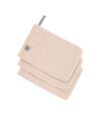 Lässig - Waschhandschuhe aus Mull (3 Stk) - Muslin Glove - pink