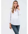 Attesa - Bluse Reverkragen - weiß