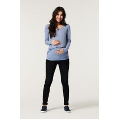 Espirt Maternity - Stillshirt langarm - grey blue