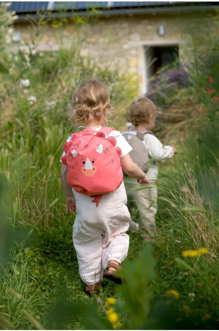 L&auml;ssig- Kindergartenrucksack Dinosaurier Rosa-Tiny Backpack