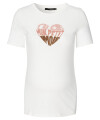Supermom - T-Shirt Heart - marshmallow