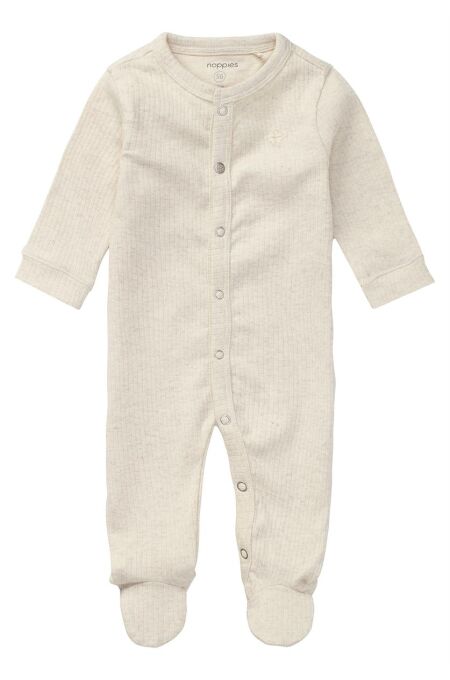 Noppies Baby - Unisex Playsuit Hailey - RAS1202 Oatmeal