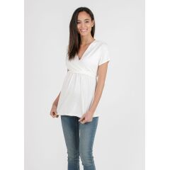 Attesa Maternity - Still Shirt Margherita - ivory
