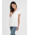 Attesa Maternity - Still Shirt Margherita - ivory