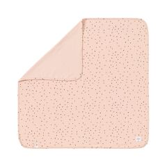 L&auml;ssig - Babydecke GOTS - Blanket Cozy Colors, Powder Pink