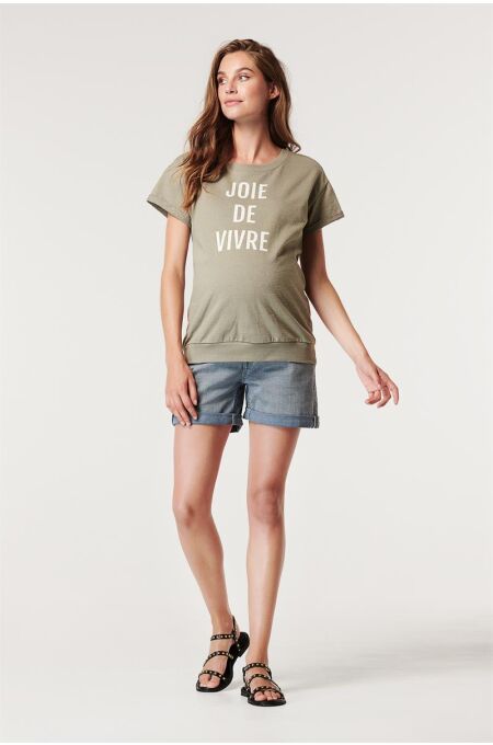 Supermom - T-shirt Joie de Vivre - vetiver