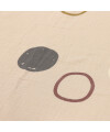 L&auml;ssig - Muslin Babydecke GOTS - Offwhite Multicolor 75x100 cm
