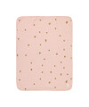 L&auml;ssig - Muslin Babydecke GOTS - Powder Pink , Rosa 75x100 cm