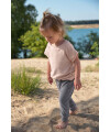 L&auml;ssig - Frottee T-Shirt Kinder - powder pink