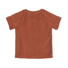 Lässig - Frottee T-Shirt Kinder - rust