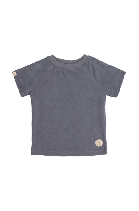L&auml;ssig - Frottee T-Shirt Kinder - anthrazit