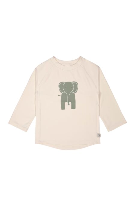 Lässig - Badeshirt Langarm mit UV-Schutz - Elefant, Weiß