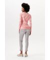 Esprit - Still-Langarmshirt mit Streifen - blush
