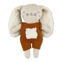 Ava & Yves - Babyrassel Hase mit Anzug rost