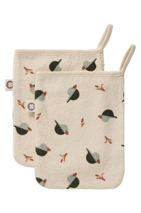 Noppies Baby - Waschlappen - Printed duck terry wash cloths - beetle