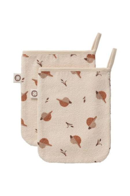 Noppies Baby - Waschlappen - Printed duck terry wash cloths - indian tan