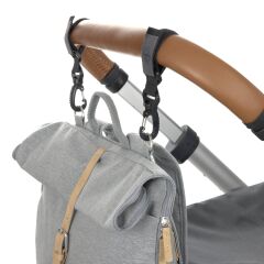 Lässig-Wickelrucksack - Rolltop Backpack, grey mélange