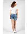 Love2Wait - Jeans Shorts long - stone wash