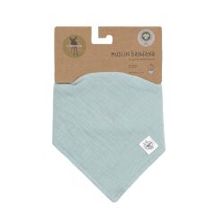 Lässig - Muslin Bandana  - GOTS - silver grey