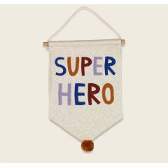 Ava & Yves - Wimpel - Super Hero