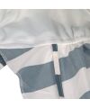Lässig - Sonnenhut Baby - UV Schutz & Nackenschutz - Blcok Stripes - milky/blue