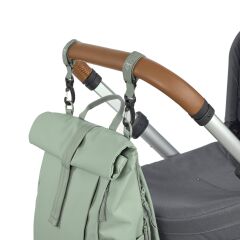 Lässig - Wickelrucksack - Rolltop Up Backpack - Silbergrün